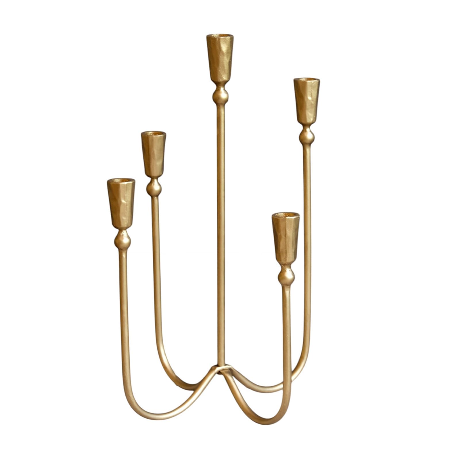 Nucelit Decorative Stands Iron Taper Holders Candelabra Retro Candlestick Holders for Wedding, Table Centerpieces Retro Candlestick