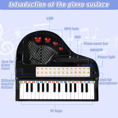 Love&Mini UK-FPIANOS20220328PBV-007 Piano Keyboard Toys For Kids thumb #5
