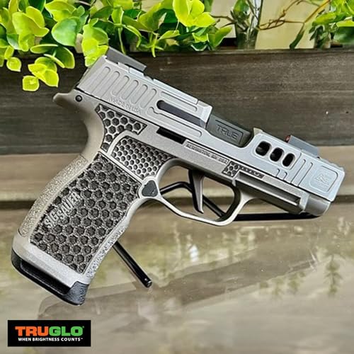 Image of Truglo TFX PRO Handgun Sight, Glowing Shock Proof Tritium and Fiber Optic Night Sight for Handguns, Compact, Durable, and Snag Free Sight