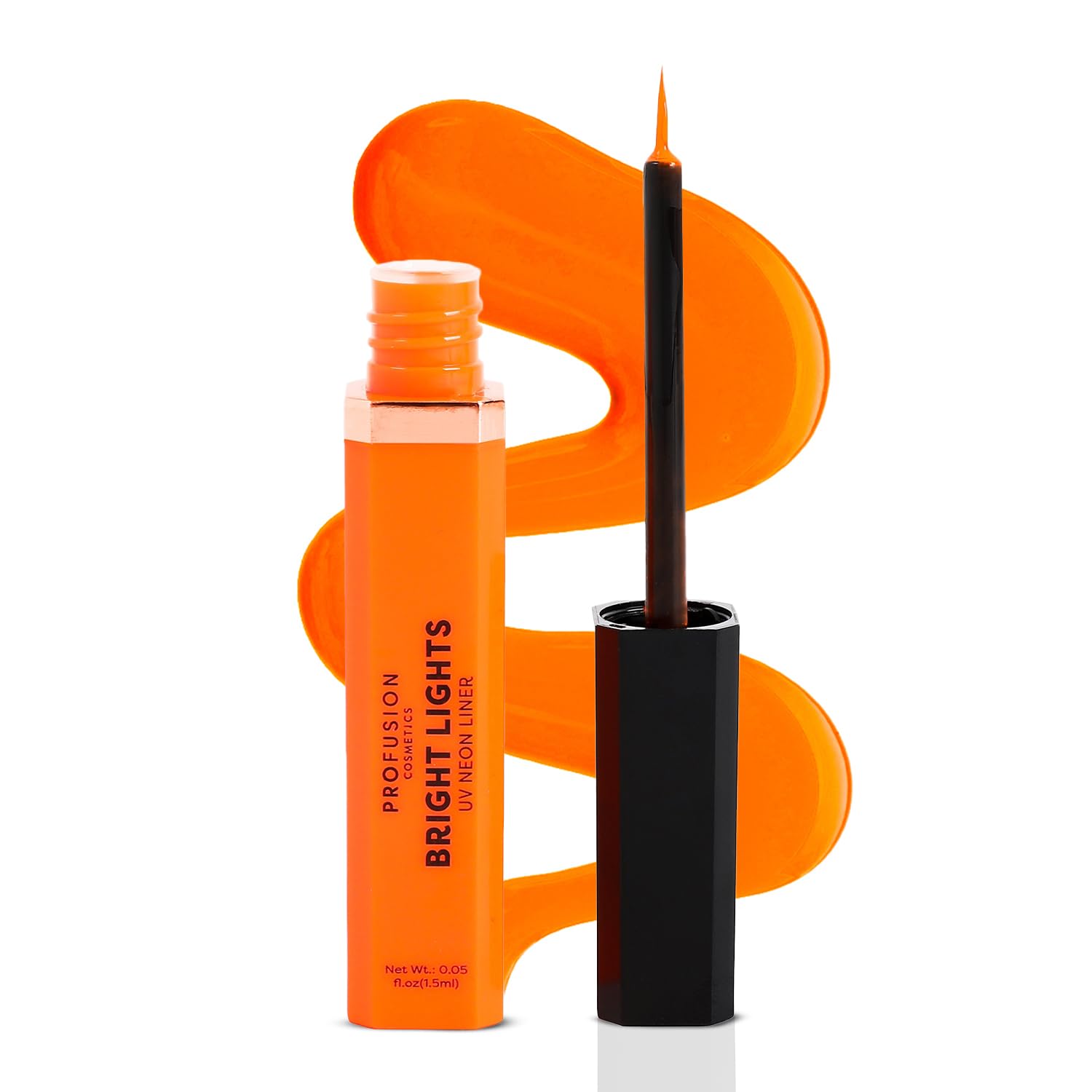 Profusion Cosmetics Bright Lights Neon & Pastel Graphic Liners, Orange