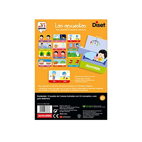 DISET-Gli opposti Gioco Educativo, ASIN Non