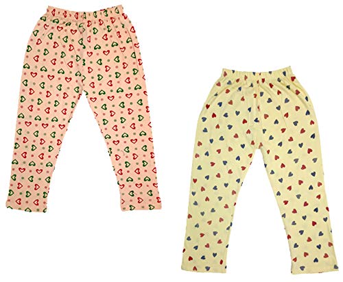 Image of indi weaves Girls Super Soft Cotton Solid Capri Pants Pack of 2