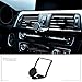 3 Colours Aluminum Alloy Mobile Phone Holder Trim for BMW 1 2 3 4 Series GT F30 F30 F34 F32 F33 F36 2013-2019 Car Accessories (Black)