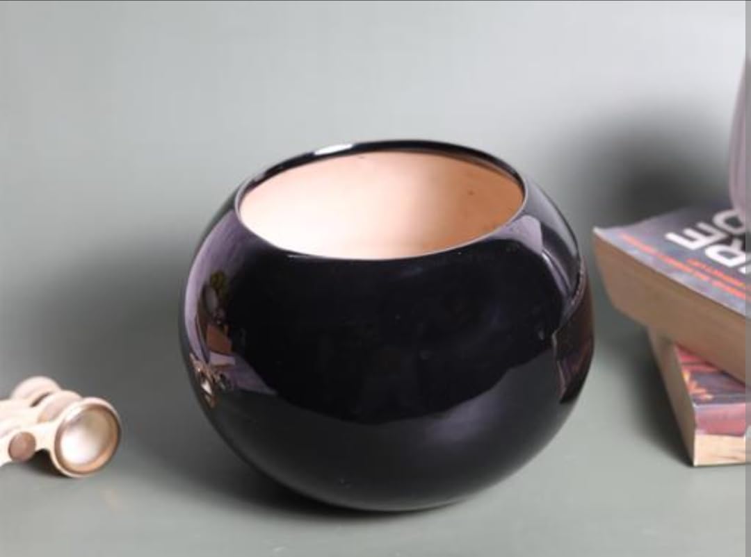 See full amazon price history chart for Glossy Ceramics 6 Inch Round Black Plain Ceramic Pots Pack of 1, Ideal for Gifts, Table, Shelfs, Planter with a Drainage Hole, only Pot, Plants not Included Glossy Ceramics 6 Inch Round Black Plain Ceramic Pots Pack of 1, Ideal for Gifts, Table, Shelfs, Planter with a Drainage Hole, only Pot, Plants not Included (B0CWL5D9J8) Amazon Price History, Amazon Price Tracker