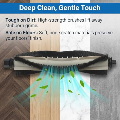 Image of HASTHIP Cleaning Main Brush Roller for ILIFE A30 / A30 Pro Robot Vacuum Cleaner, Replacement Parts Replacement Accessories Reusable Main Brush for All Floor, Cleaning Tools