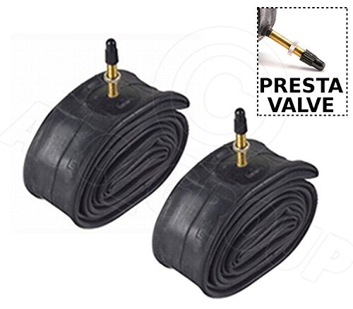 2X Presta Valve Inner Tubes 20 x 1.75-2.125 / 20x1.75-2.125 French Narrow Valve