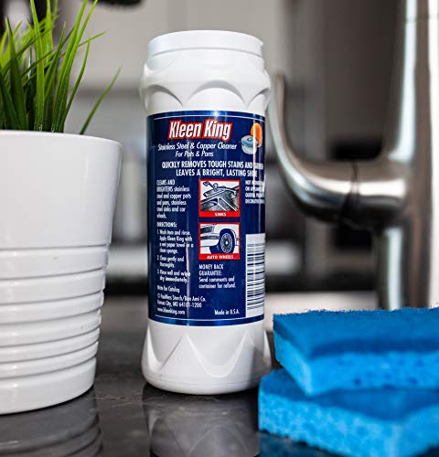 Kleen King 4 Pk, Stailess Steel & Copper Cleaner For Pots & Pans, 14 Oz #TOP5
