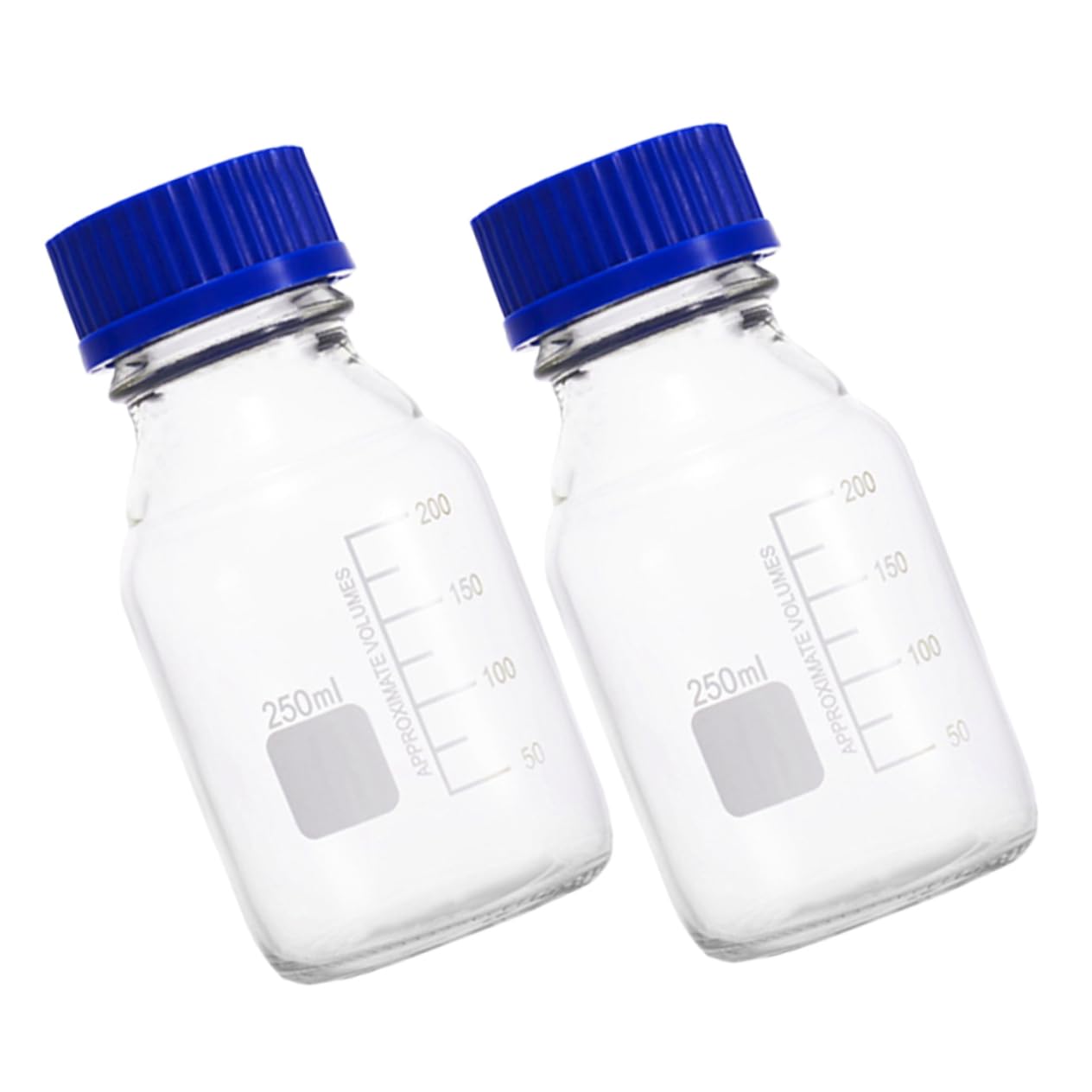ULTECHNOVO 6 Stk Flasche Mit Chemischen Reagenzien Kleine Fläschchen Probenflaschen Medienflaschen Kleine Probeflasche Flaschen Zur Aufbewahrung Von Medien Glas