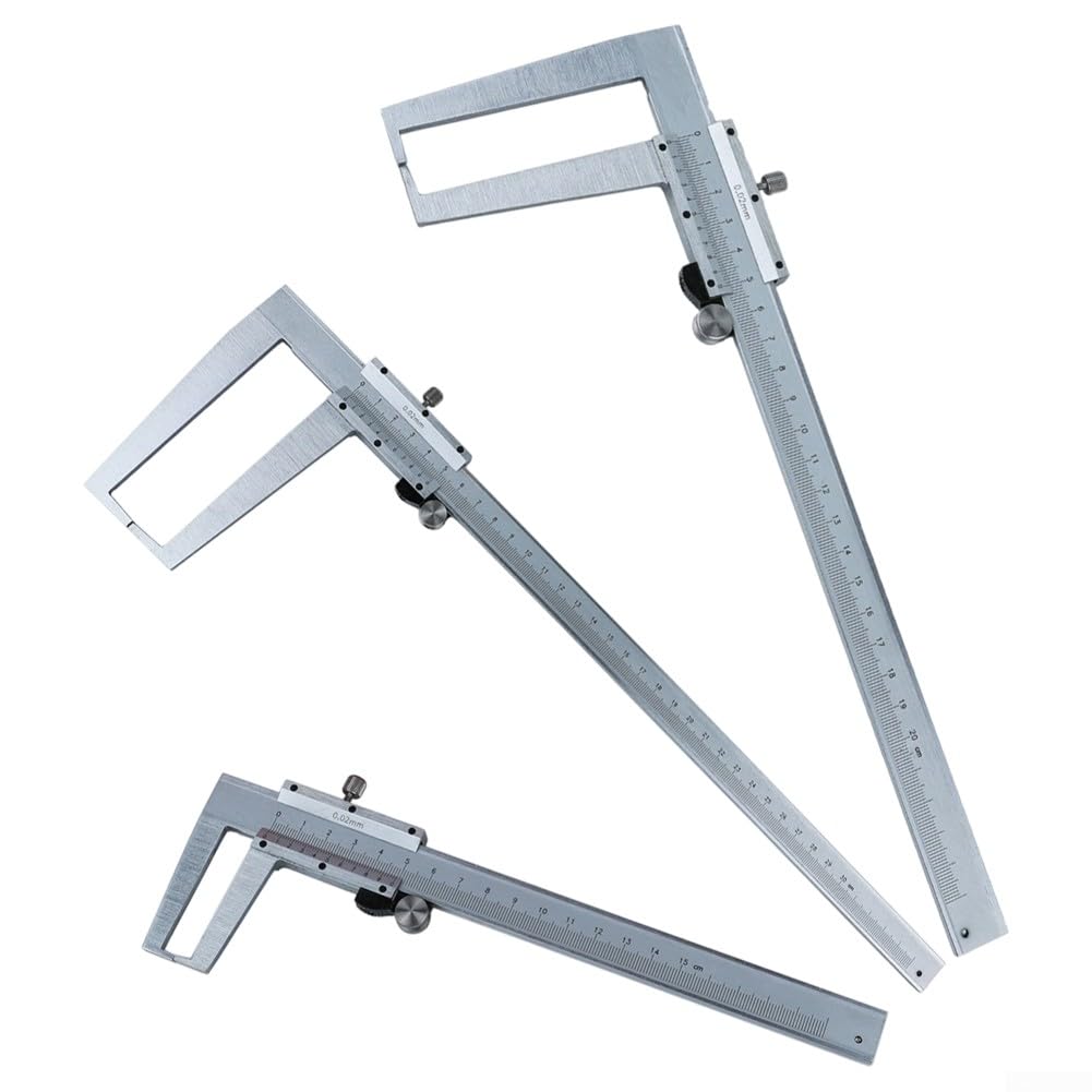 Calibro a corsoio da 0,02 mm, alto 0-150-200-300 mm, strumento di misurazione per ingegneria meccanica (0-150 mm)