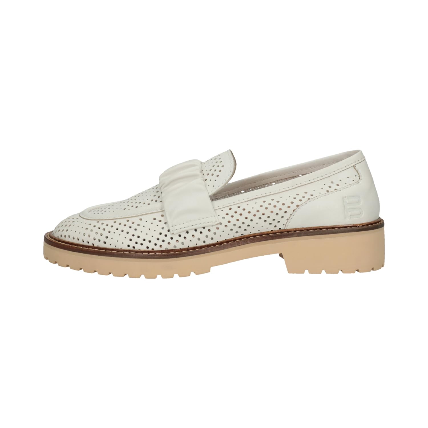 BAGATT Women's Sybilla Loafer, White, 7.5 UK