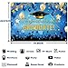 Congratulation Graduation Backdrop for Class of 2023 Blue, 70.86x43.31 Inch Congrats Grad Banner for College Graduation Party Decorations Blue Graduation Party Decorations