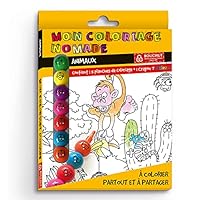 Farbenfrohe Animux, 14,8 x 48,5 cm