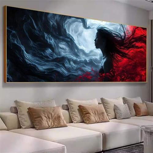 Broderie Diamant 60x150cm : Grand Format Haute Définition sans Strass Manquant - 2