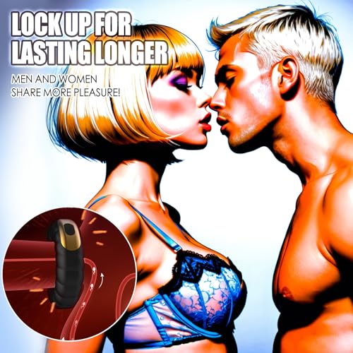 Image of Turbo Vibrating Cock Ring for Men, 10 Powerful Vibration Modes Penis Ring Vibrator, Rechargeable Silicone Delay Ring, Male Sex Toy for Solo Pleasure, CR02