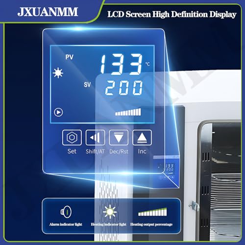 Laboratory Drying Oven, Lab Forced Air Convection Drying Oven, Electric Heating Constant Temperature Blast Drying Oven, Lab Oven for Precision Drying,Stainlesssteelinnerliner-15.6L