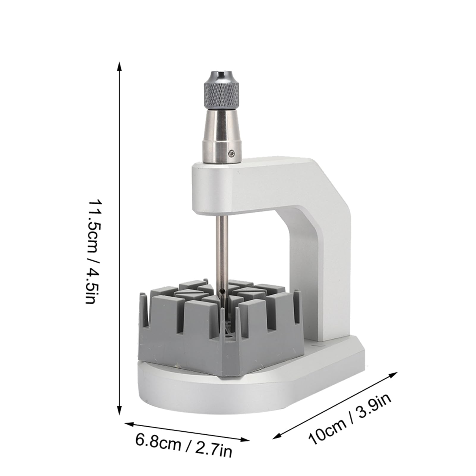 narzędzia zegarmistrzowskie Multi-Functional Watchband Remover Tool Kit - Aluminum Watch Repair Tool with Fixed Base & Accessories for Watchmakers and DIY Enthusiasts zestaw do zegarka