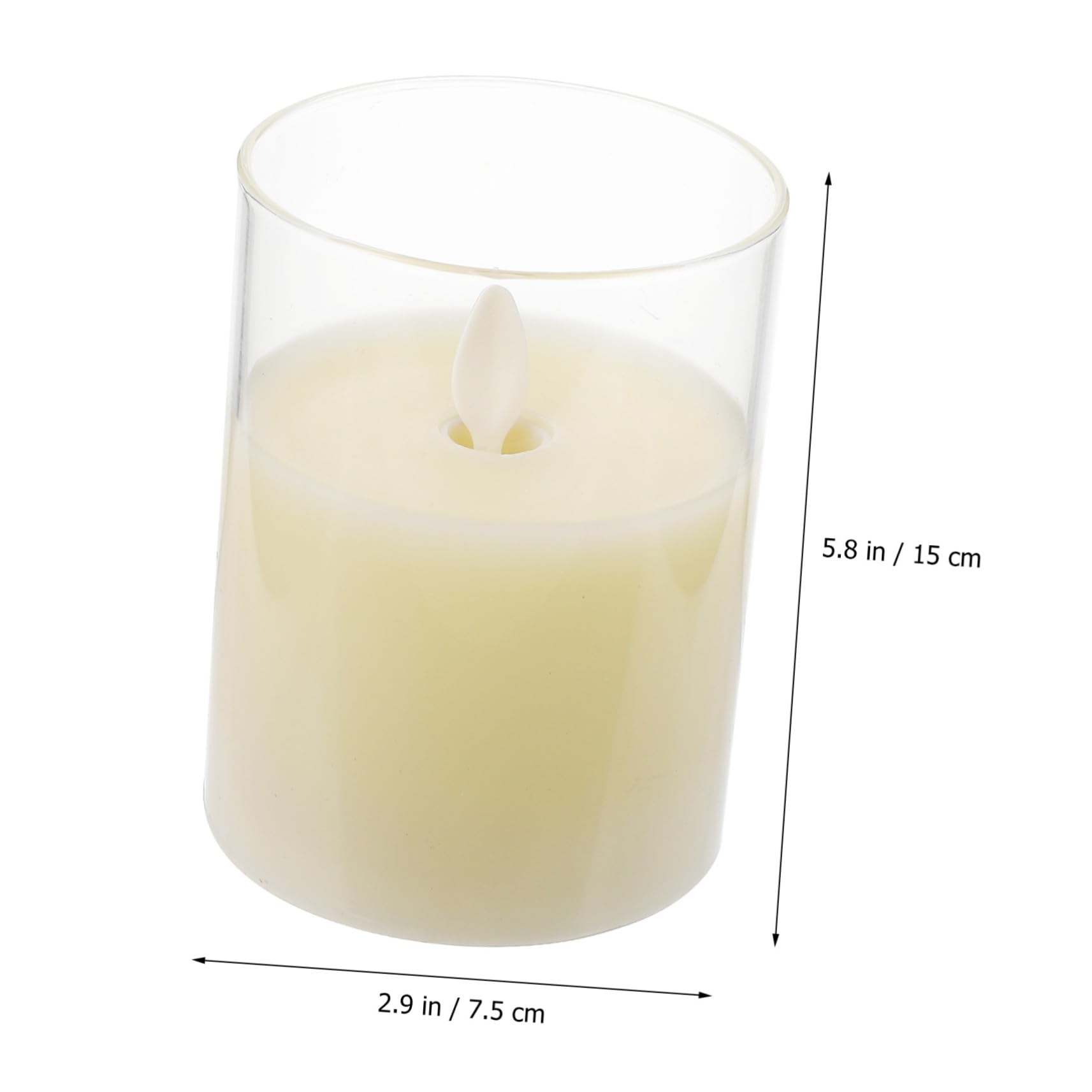 Lampade a LED a Candela Tremolante senza Fiamma e Fumo, Candele Elettriche a Batteria con Telecomando, Set da 3 per Decorazioni D’atmosfera in Casa, Ristorante e Bar