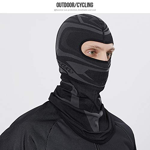 zhiang Lenço de proteção UV com colarinho e protetor solar, bandana respirável para caminhadas ao ar