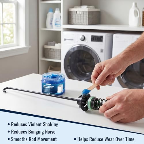Image of 3.5 oz Washing Machine Damping Grease & Foam Insert Kit | Foam Inserts, Vibration & Noise Reduction, Top Load Washers, Washer Shock Absorber, Suspension Rod Repair
