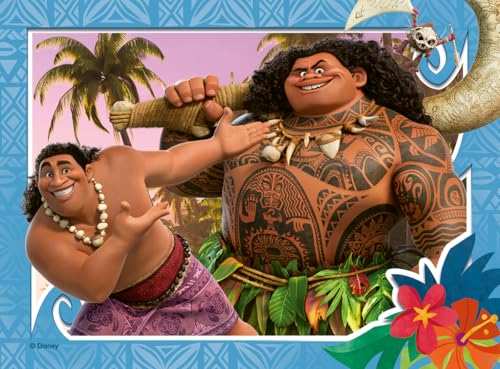 Rompecabezas Ravensburger Moana 2 para niños: paquete de 4 rompecabezas con conteo creciente de piezas (12, 16, 20 y 24 piezas) | Ideal como actividad sin pantallas miniatura 4