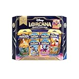 Ravensburger Disney Lorcana TCG: Pacote Into The Inklands – 2 decks iniciais com booster packs e cartão promocional exclusivo do Capitão Pirata do Mickey Mouse | Maiores de 8 anos