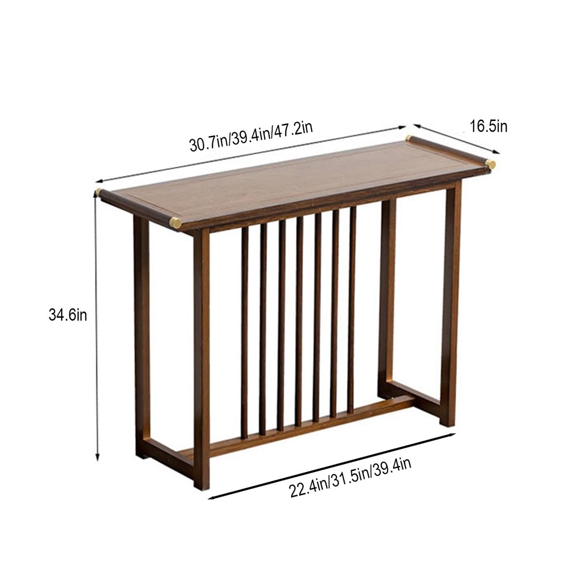 Bambusowa szafka na ołtarz Buddy - chiński stół ofiarny cokół Mtat ołtarz stół do salonu sypialni biura - 78 cm x 42 cm x 88 cm i elegancki design