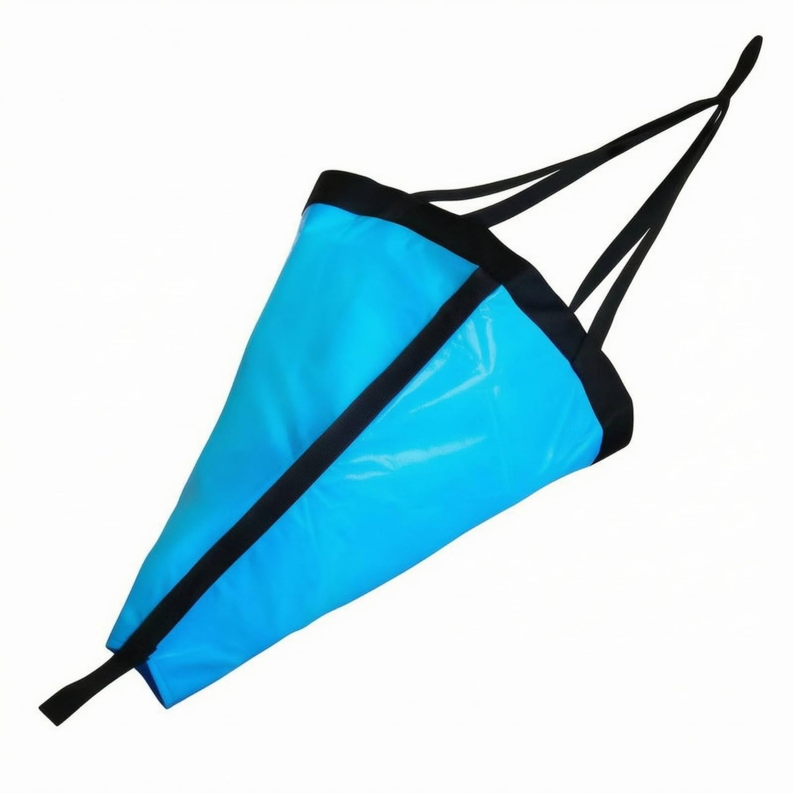 Ancora a Cono con Corda Compatto Ancora Galleggiante con Galleggiante Pieghevole Kit di Ancoraggio per Diportisti, Barca Gonfiabile, Pesca Deriva, Blu, L 42 Pollici