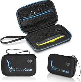 Wicked Chili Etui ochronne kompatybilne z Philips OneBlade Trymer do brody QP2630, QP2520, QP2530, Face + Body ochronne Case torba twarda obudowa (z kieszenią na akcesoria na zasilacz) czarne