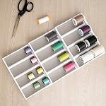 3 Tier Spice Drawer Organizer with Non-Skid Storage Tray for Kitchen - Image 7