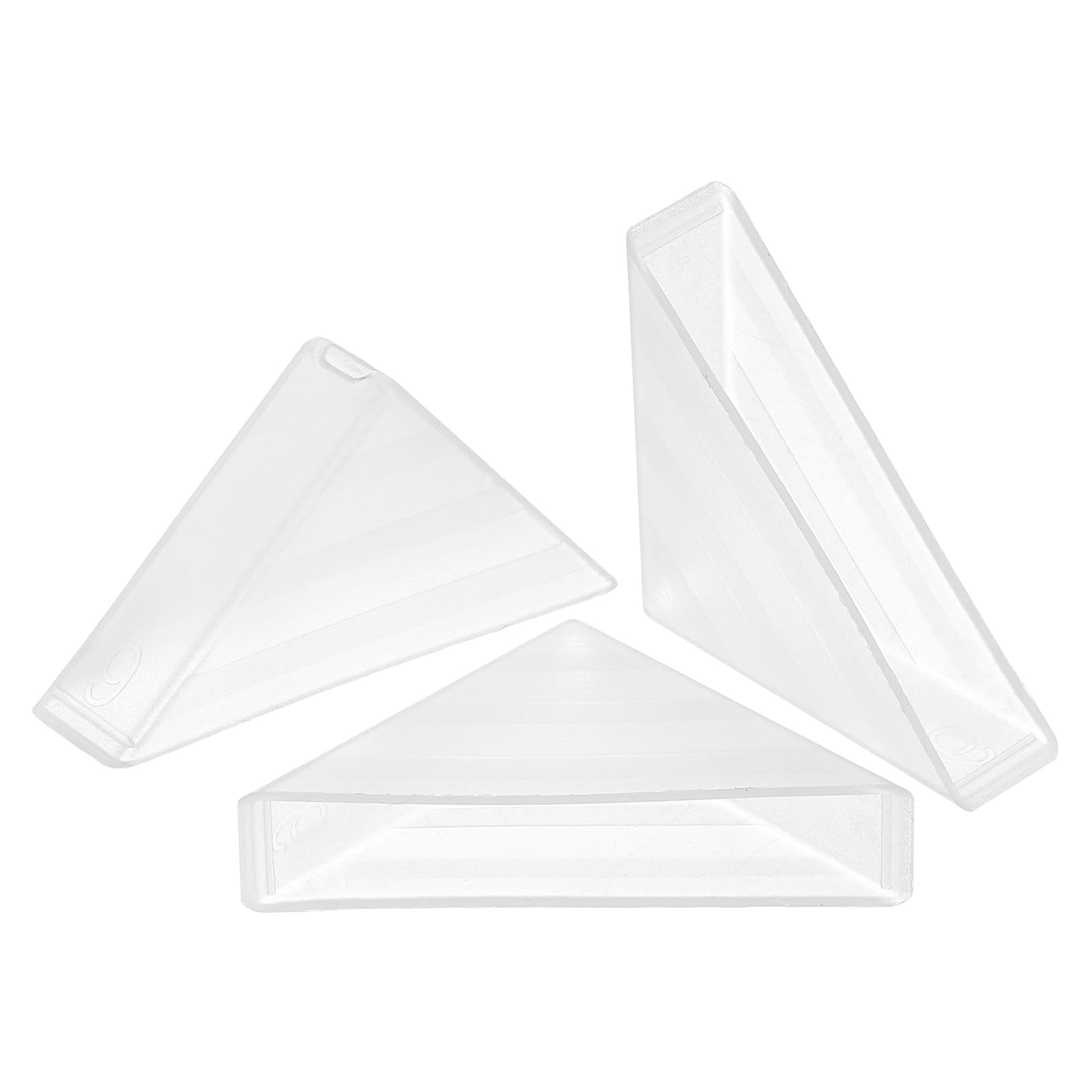 uxcell 8Pcs Plastic Corner Protectors 9x50mm Right Angle Shape Glass Corner Guards Cushion for Corner Protection of Glass, Mirror, Tile, White