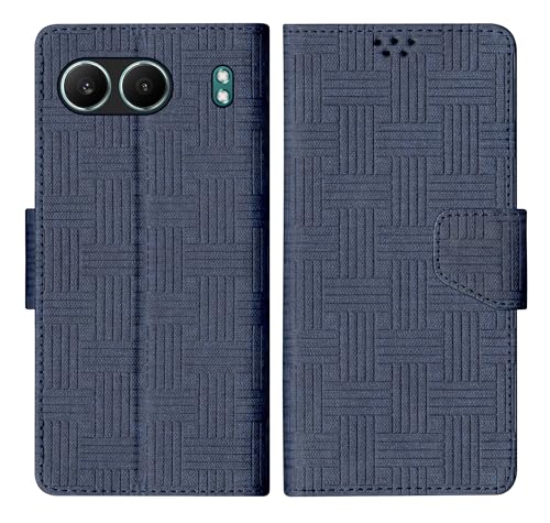 Image of SBMS Flip Cover for OnePlus Nord 4 5G Back Cover Case with Magnatic Closure | Inbuilt Stand | Card & Money Pocket (Mat Blue)