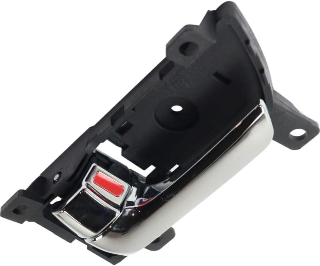 KarParts360 for Kia Sorento 2011 12 13 14 2015 Interior Door Handle Front OR Rear, Driver Side Chrome | with Door Lock Button| Trim:All Submodels