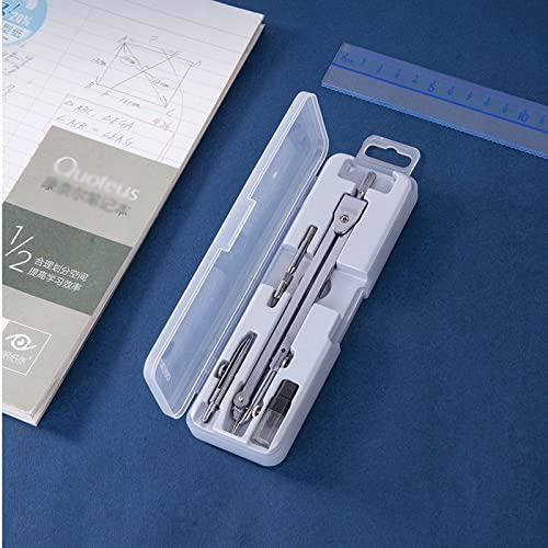 Kompass Geometrie Kit - Professionelles Metall Zeichenwerkzeug Set mit Zirkel und Bleistift für Schüler - Ideal für Kreiszeichnung und Geometrische Projekte