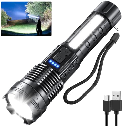 1Pack Flashlight Rechargeable, Rechargeable Flashlights High Lumens L9000, Super Bright Flashlight...