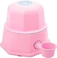 Bebedouro Pelo Longo Animais Pet Ronroneria Capacidade 2,3 Litros (Rosa, Único)
