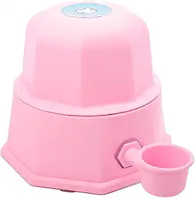 Bebedouro Pelo Longo Animais Pet Ronroneria Capacidade 2,3 Litros (Rosa, Único)