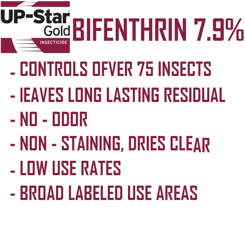 Miniatura 2 de Bifenthrin 7.9% Up-Star Gold Insecticida (Generic Talstar) 1 galón (128oz) Bifen IT
