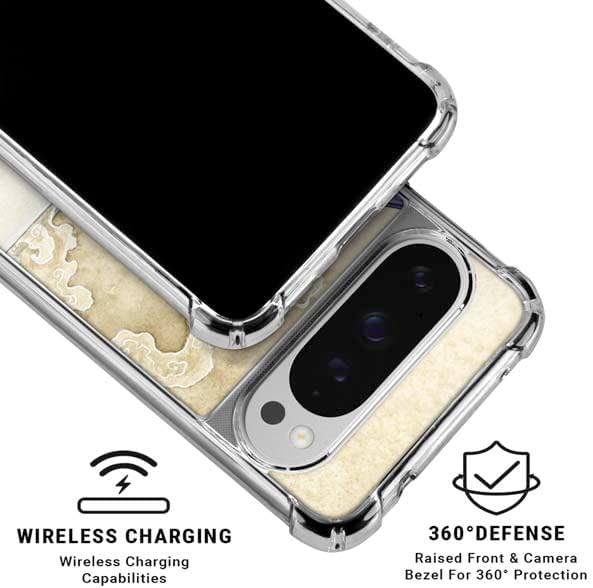 Skinit Clear Phone Case Compatible with Google Pixel 10 Pro XL - Officially Licensed Whats in Here Coffee Dragon by Amy Brown Design