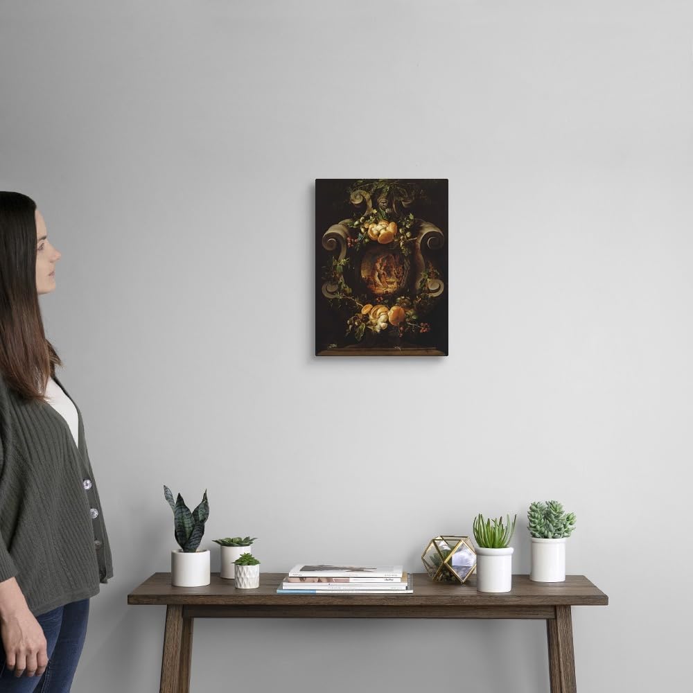 CANVAS ON DEMAND Witches Scene, 1640-50 Canvas Wall Art Print by David Teniers, Classic, Home Decor, Witch, Insect Artwork,12" x16in