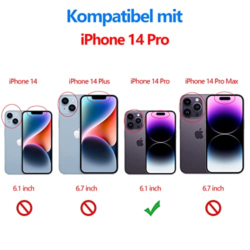 Wirvyuer Cover Compatible con iPhone 14 Pro