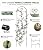 46" Metal Garden Trellis, 3-Section Plant Trellis for Climbing Plants Indoor & Outdoor, Plant Support for Roses, Vines & Vegetables, 1 Pack, Black