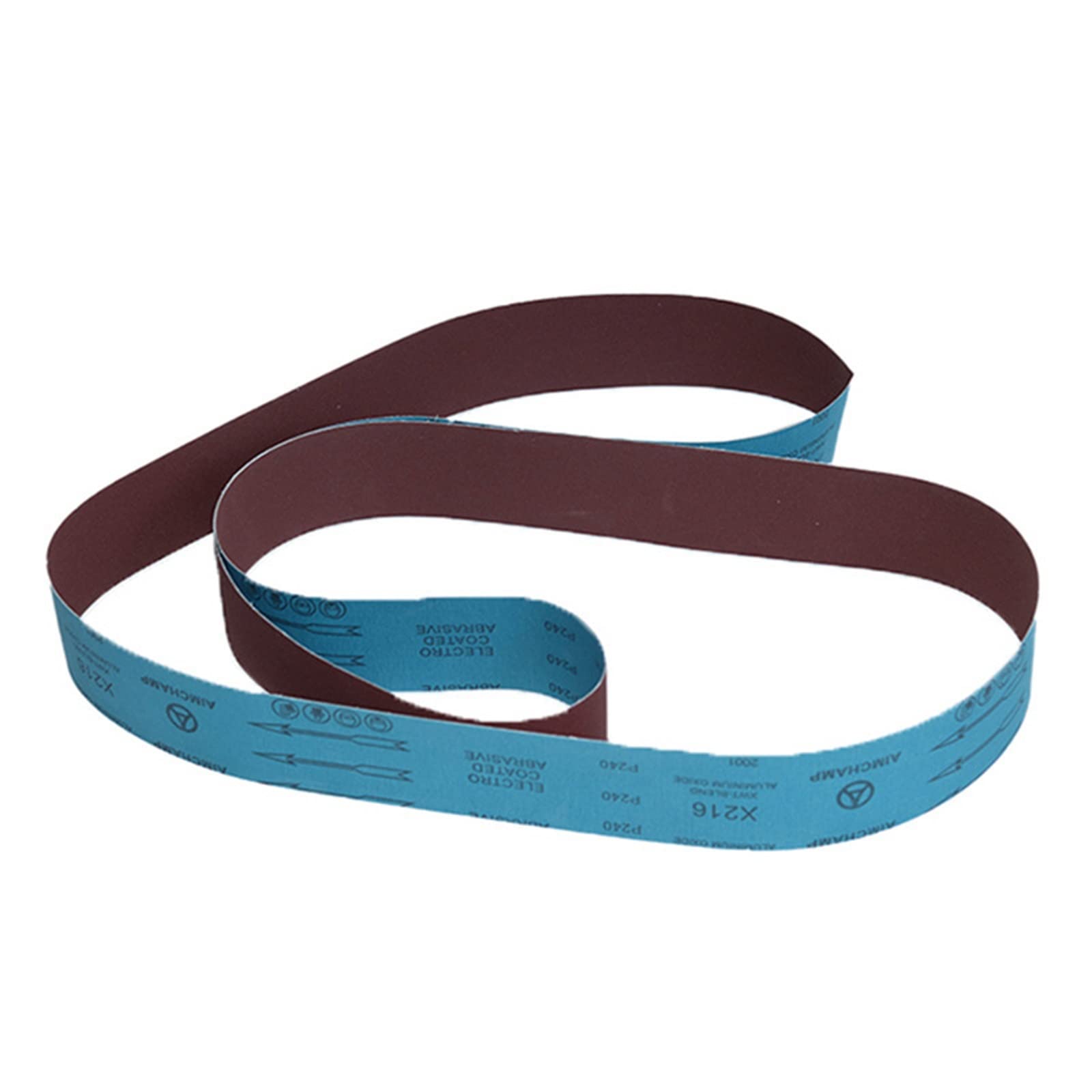 Accesorios for lijadoras de banda, banda de lijado, 10 piezas / juego 2100x50 mm / 83 "x 2" cinturones de lijado 60 # -600 # cinturones abrasivos de óxido de aluminio for lijado de metal for amoladora