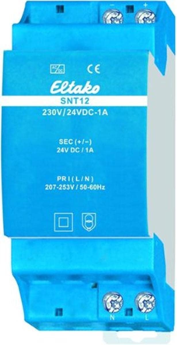 Alimentatore Switching Eltako WNT12 - 24VDC 24W 1A - Usato Ma Funzionante - Germania