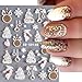 Christmas Nail Stickers - 5D Embossed Xmas Tree Lantern Ball Decals, Gold Glitter Elk & Snowflake Designs - Perfect for DIY Manicure & Nail Art Decorations