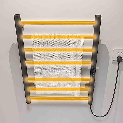 Chauffe-serviettes électrique en acier inoxydable de style contemporain architectural