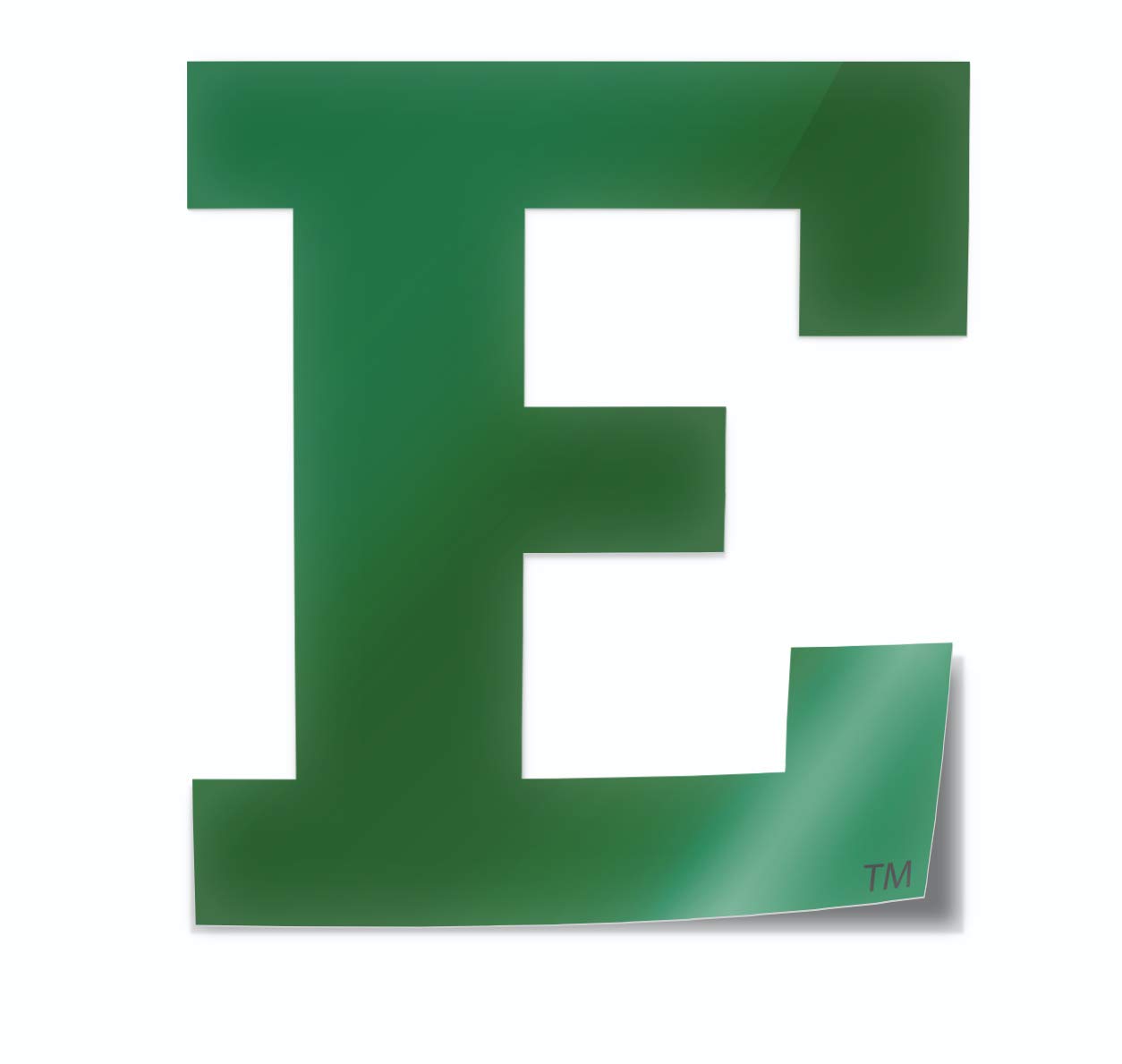 Collegiate NCAA Car Decal Made from Premium Weatherproof Vinyl (Eastern Michigan University)