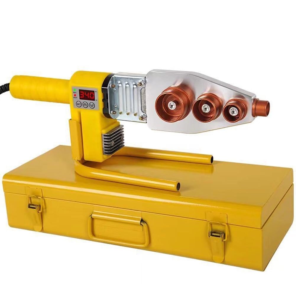 Udsknv[Ksl Yellow 800W 220V Pb/Pe/Ppr Pipe Welding Tools For Home Water Pipe Plastic Welding Tools For Home Water Pipe Plastic Welding Tools 800W 220V Pb/Pe/Ppr Pipe Welding Tools