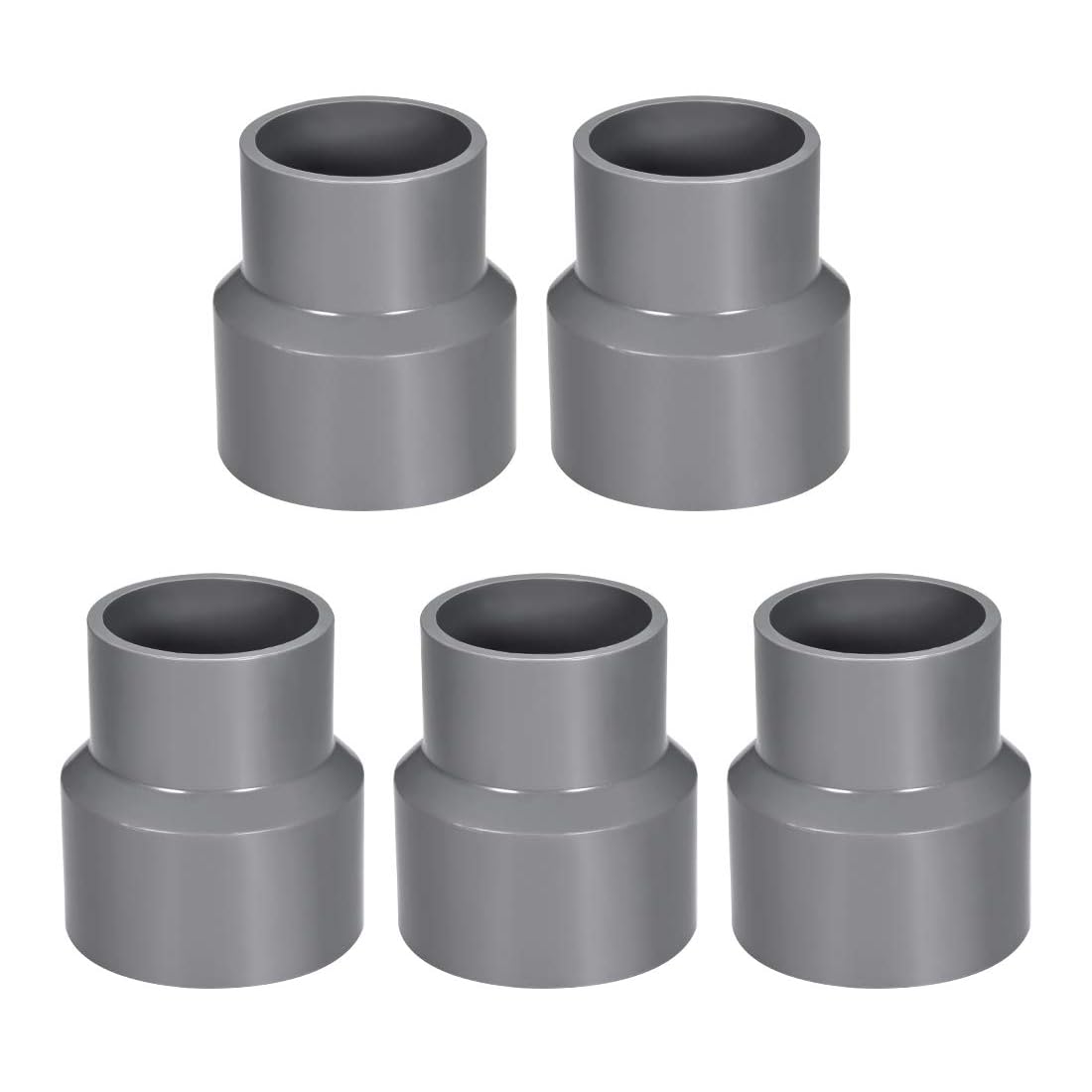 TA-VIGOR 5Pcs PVC DWV Reducing Coupling