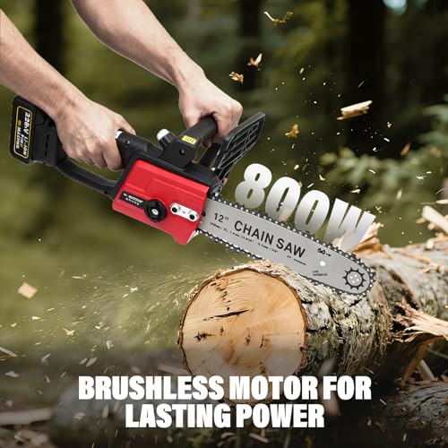 12 Brushless Chainsaw,Cordless Electric Chainsaw - image 9
