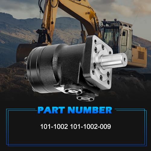 Image of 101-1002-009 | 101-1002 Hydraulic Motor | Direct Replacement for Eaton Char-Lynn H Series | Cast Iron High Torque | Displacement 80cc /r | Maximum Pressure 138BAR | 4-Hole Flange |